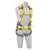 Full-Body Harness, Tongue Buckles, Side/back D-Rings, Large, 420lb Capacity