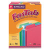 <strong>Smead™</strong><br />FasTab Hanging Folders, Letter Size, 1/3-Cut Tabs, Assorted Colors, 18/Box