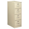 210 Series Vertical File, 4 Legal-Size File Drawers, Putty, 18.25" X 28.5" X 52"