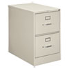 210 Series Vertical File, 2 Legal-Size File Drawers, Light Gray, 18.25" X 28.5" X 29"