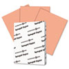 Digital Index Color Card Stock, 90lb, 8.5 X 11, Salmon, 250/pack
