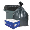 Can Liners, 45 Gal, 1.55 Mil, 39" X 46", Gray, 50/carton