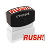 Message Stamp, Rush, Pre-Inked One-Color, Red