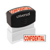 <strong>Universal®</strong><br />Message Stamp, CONFIDENTIAL, Pre-Inked One-Color, Red