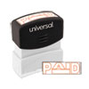 <strong>Universal®</strong><br />Message Stamp, PAID, Pre-Inked One-Color, Red