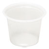 Plastic Souffle Cups, 1 Oz, Translucent, 200/sleeve, 25 Sleeves/carton