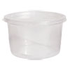 Deli Containers And Lids, 16 Oz, 4.56" Diameter X 3.09"h, Clear, 250/carton