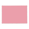 Solid Color Scalloped Edge Placemats, 9.5 X 13.5, Dusty Rose, 1000/carton