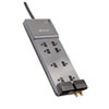 Home/office Surge Protector, 8 Outlets, 6 Ft Cord, 3550 Joules, Gray