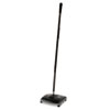 <strong>Rubbermaid® Commercial</strong><br />Floor and Carpet Sweeper, 44" Handle, Black/Gray