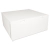 Bakery Boxes, 14 X 14 X 6, White, 50/carton