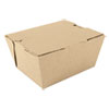 Champpak Carryout Boxes, #1, 4.38 X 3.5 X 2.5, Kraft, 450/carton