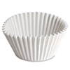 Fluted Bake Cups, 2.25" Diameter X 1.88"h, White, 500/pack, 20 Pack/carton