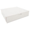 Bakery Boxes, 12 X 12 X 2.75, White 100/carton