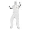 A80 Chemical Permeation/Jet Fluid Protective Coveralls, 2X-Large, White, 25/Carton