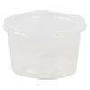 Deli Containers And Lids, 8 Oz, 4.56" Diameter X 1.09"h, Clear, 250/carton