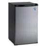 <strong>Avanti</strong><br />4.4 CF Refrigerator, 19 1/2"W x 22"D x 33"H, Black/Stainless Steel