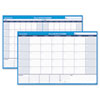 <strong>AT-A-GLANCE®</strong><br />30/60-Day Undated Horizontal Erasable Wall Planner, 48 x 32, White/Blue Sheets, Undated