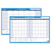 <strong>AT-A-GLANCE®</strong><br />30/60-Day Undated Horizontal Erasable Wall Planner, 36 x 24, White/Blue Sheets, Undated
