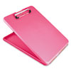 SLIMMATE STORAGE CLIPBOARD, 1/2" CLIP CAPACITY, HOLDS 8 1/2 X 11 SHEETS, PINK