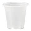 Polystyrene Portion Cups, 1.25 Oz, Translucent, 2,500/carton
