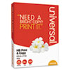 Multipurpose Paper, 96 Bright, 20 Lb, 8.5 X 11, White, 500 Sheets/ream, 10 Reams/carton