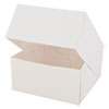 Window Bakery Boxes, 6 X 6 X 3, White, 200/carton