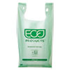 Plastic Grocery Bags, 7 Gal, 0.80 Mil, 16.1" X 19.7", Green, 500/carton