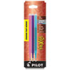 Refill for Pilot FriXion Erasable, FriXion Ball, FriXion Clicker and FriXion LX Gel Ink Pens, Fine Tip, Assorted Ink, 3/Pack