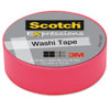<strong>Scotch®</strong><br />Expressions Washi Tape, 1.25" Core, 0.59" x 32.75 ft, Neon Pink