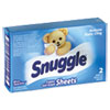 <strong>Snuggle®</strong><br />Vend-Design Fabric Softener Sheets, Blue Sparkle, 2 Sheets/Box, 100 Boxes/Carton