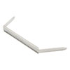 Two-Piece Two-Prong Paper Fastener Bases, 1" Capacity, 2.75" Center to Center, Silver, 100/Box