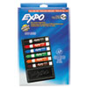 <strong>EXPO®</strong><br />Low-Odor Dry Erase Marker and Organizer Kit, Broad Chisel Tip, Assorted Colors, 6/Set