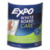 Dry-Erase Board-Cleaning Wet Wipes, 6 X 9, 50/container