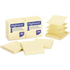 Self-Stick Pop-up Notes, 3" x 3", Yellow, 100 Sheets/Pad, 12 Pads/Pack