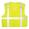 Luminator Safety Vest, Large, Lime Green with Stripe