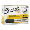 <strong>Sharpie®</strong><br />King Size Permanent Marker, Broad Chisel Tip, Black, Dozen