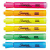 Tank Style Highlighters With Open-Stock Box, Assorted Ink Colors, Chisel Tip, Assorted Barrel Colors, Dozen