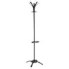 <strong>Alba™</strong><br />CLEO Coat Stand, Stand Alone Rack, Ten Knobs, Steel/Plastic, 19.75w x 19.75d x 68.9h, Black