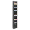 <strong>Safco®</strong><br />Steel Magazine Rack, 23 Compartments, 10w x 4d x 65.5h, Black