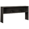 38000 Series Stack On Open Shelf Hutch, 72w X 13.5d X 34.75h, Charcoal