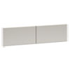 38000 Series Hutch Flipper Doors For 60"w Open Shelf, 30w x 15h, Light Gray