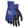 Ultra Tech Tactile Dexterity Work Gloves, Blue/black, Large, 1 Dozen