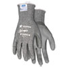 Ninja Force Polyurethane Coated Gloves, Large, Gray, Pair