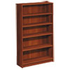 1870 Series Bookcase, Five Shelf, 36w X 11 1/2d X 60 1/8h, Cognac
