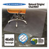 Natural Origins Chair Mat For Hard Floors, 46 X 60, Clear