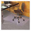 <strong>ES Robbins®</strong><br />EverLife Light Use Chair Mat for Flat Pile Carpet, Rectangular, 36 x 44, Clear