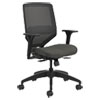 <strong>HON®</strong><br />Solve Series Mesh Back Task Chair, Supports Up to 300 lb, 16" to 22" Seat Height, Ink Seat, Black Back/Base