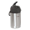 2.5 Liter Lever Action Airpot, Stainless Steel/Black