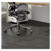 <strong>Alera®</strong><br />Moderate Use Studded Chair Mat for Low Pile Carpet, 45 x 53, Wide Lipped, Clear